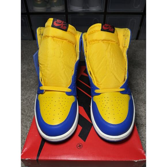 NIKE Jordan 1 Retro High OG Reverse Laney FD2596-700 Size 12W / 10.5 M FAST SHIP - Picture 4 of 7